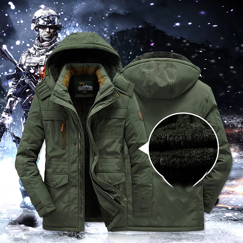 Chaquetón Invernal Hombre Abribujado Cálido