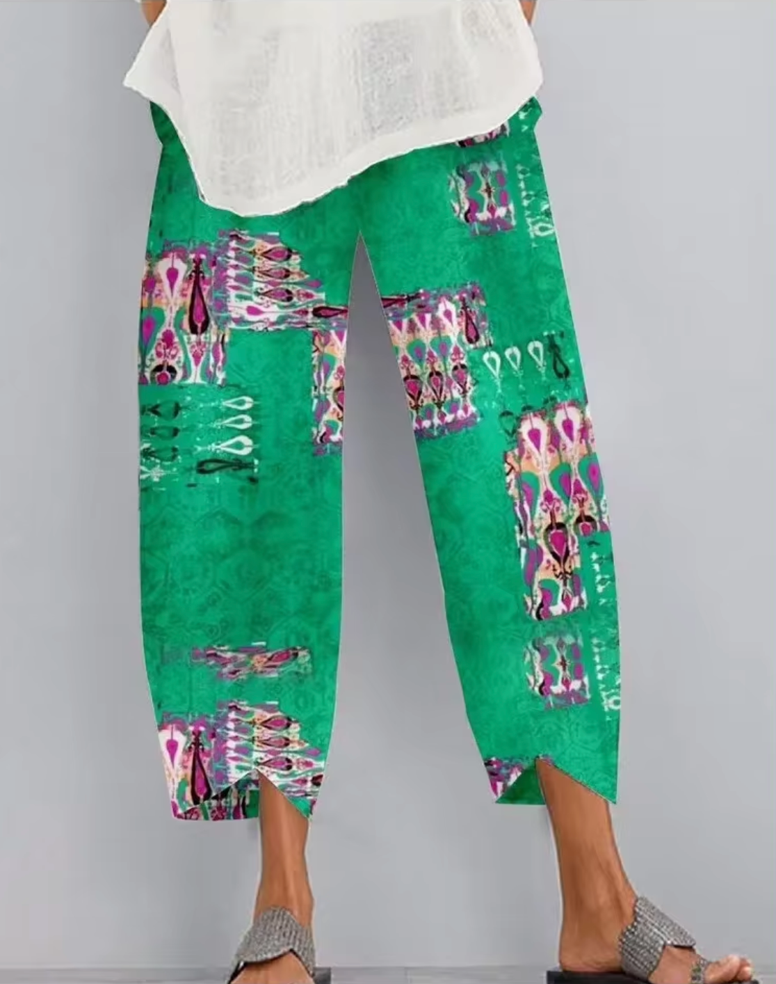 Pantalones Pitillo Estampado Floral