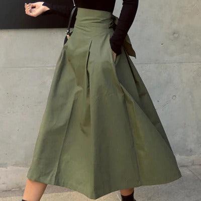 Falda Midi Estilo Boho para Mujer