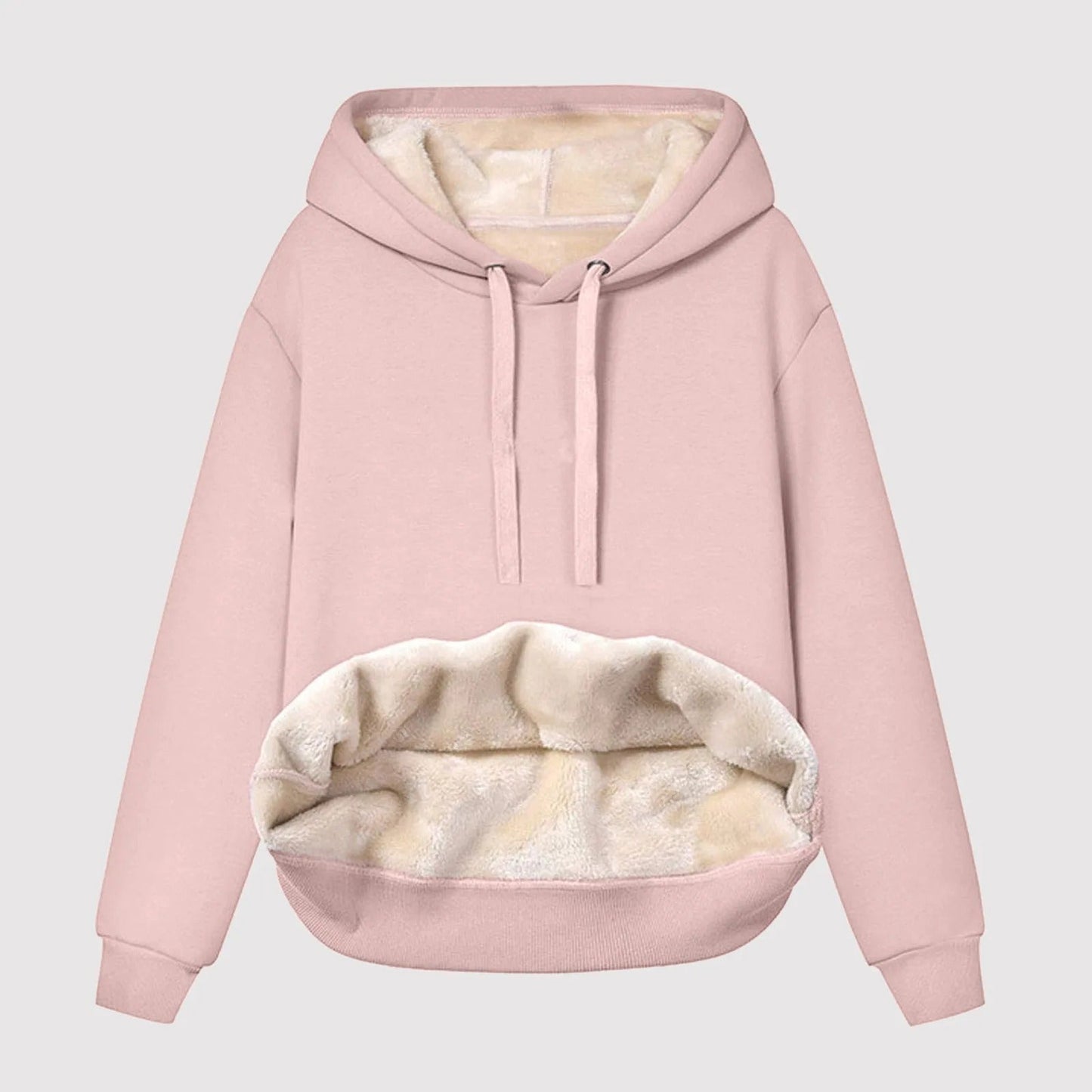 Sudadera Mujer Polar Suave Cálida Capucha