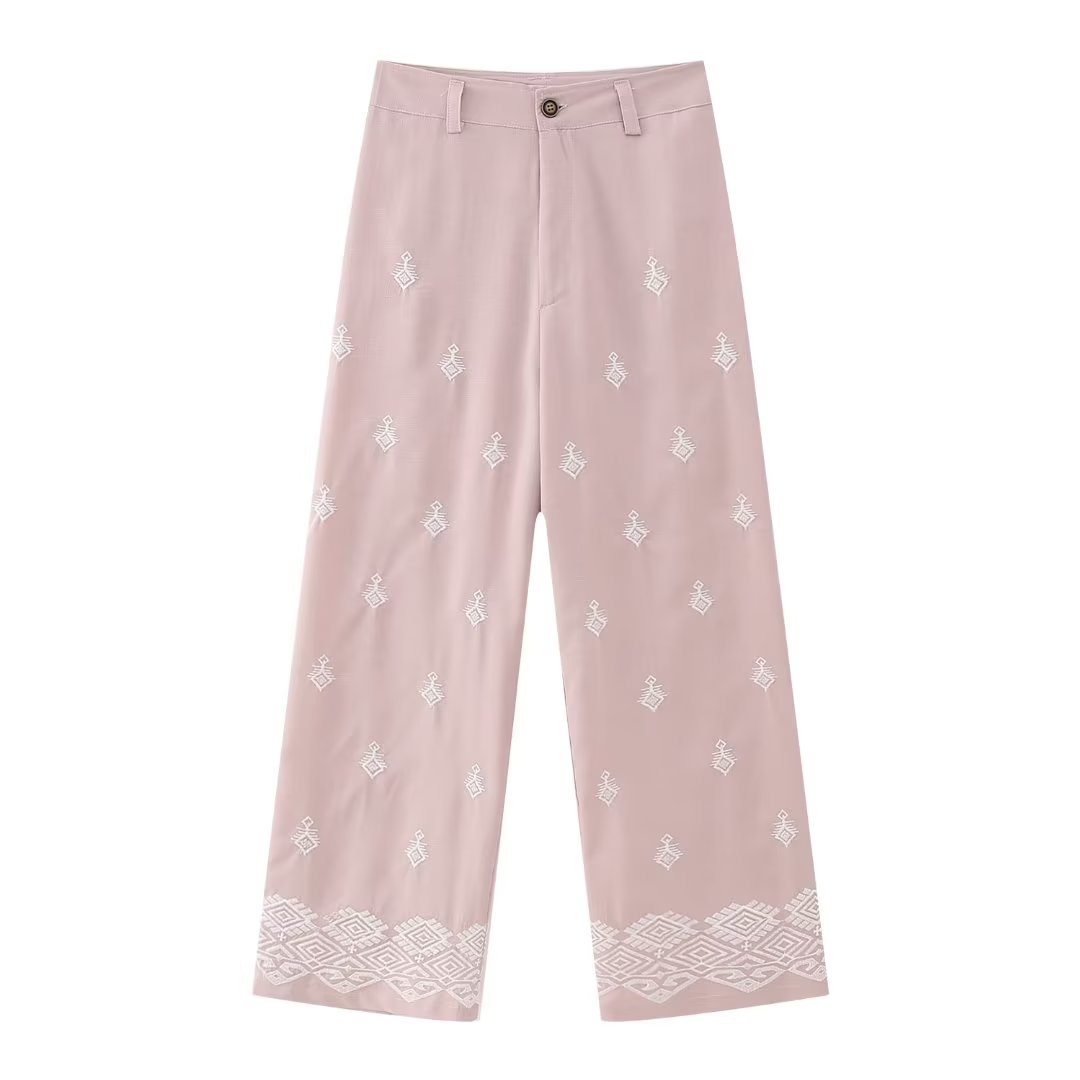 Pantalón Mujer Estampado Floral