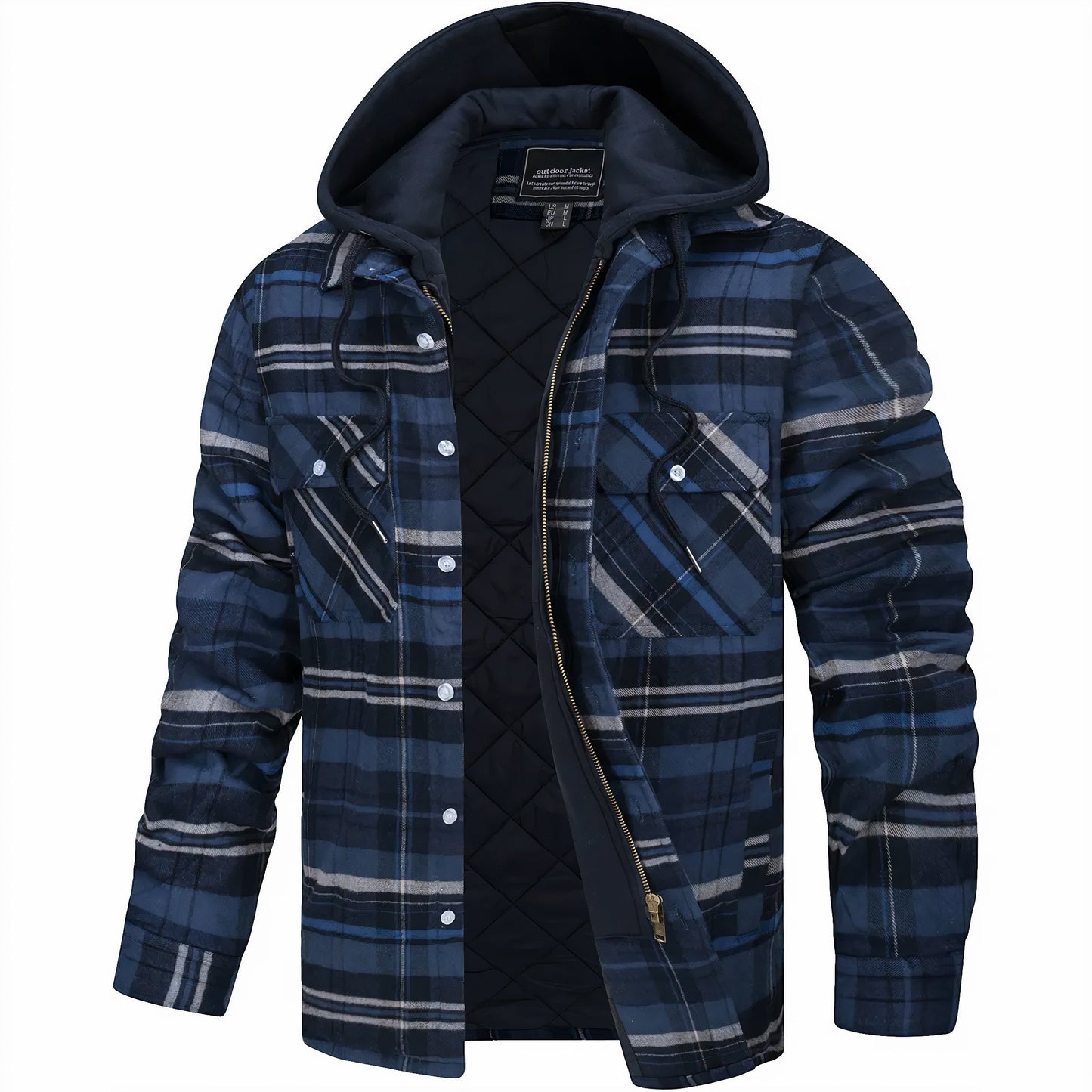 Chaqueta Hombre Otoño Abrigo Cálido