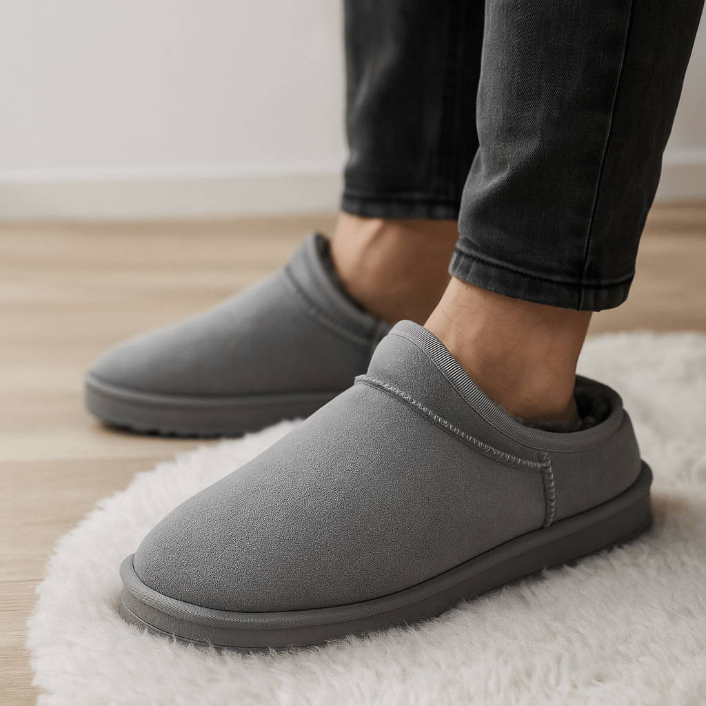 Pantuflas Hombre Aterciopeladas Cálidas