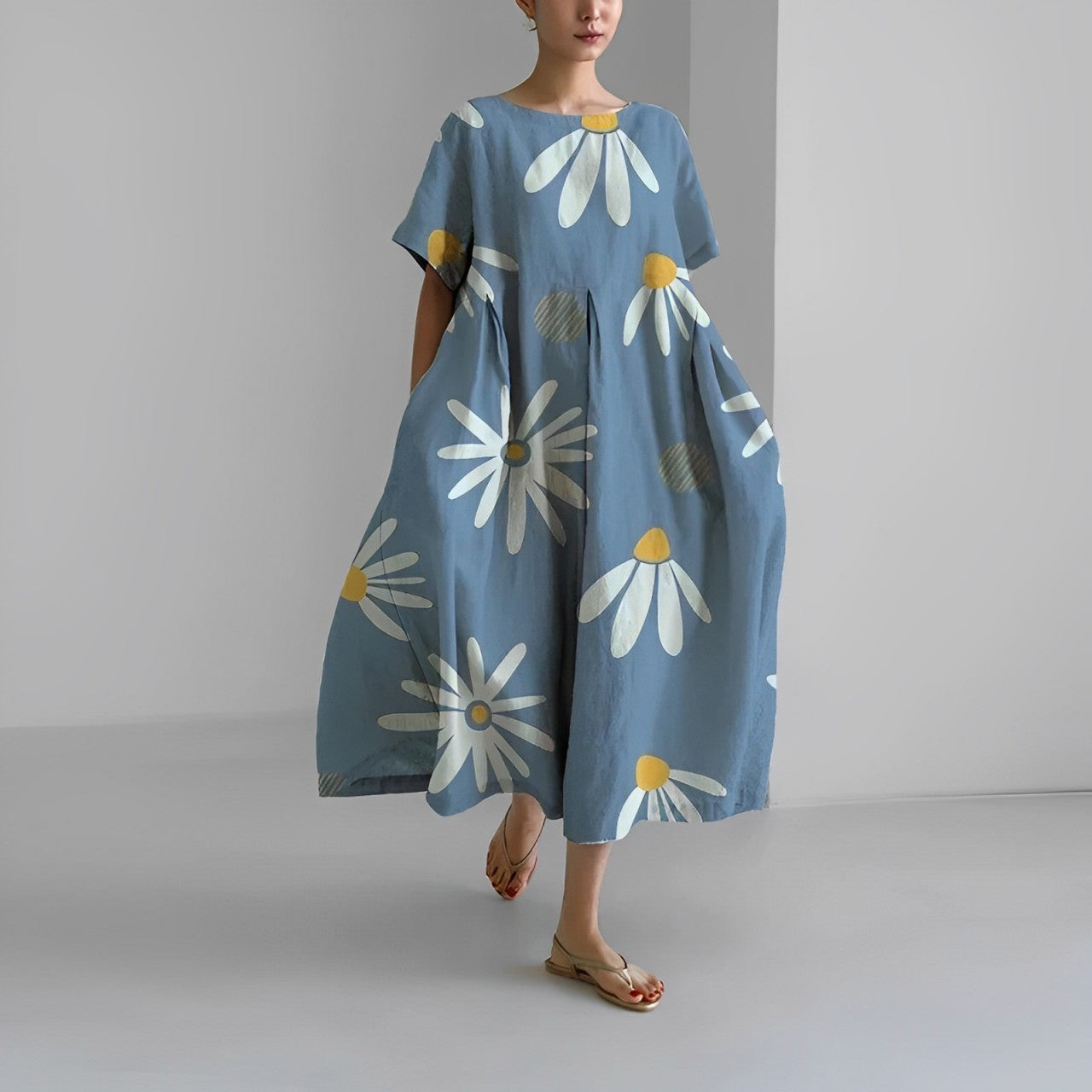 Vestido Florado Estilo Boho