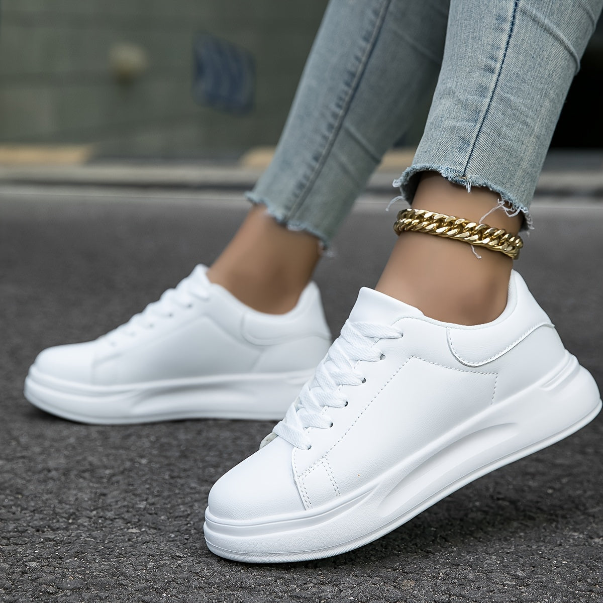 Zapatillas Mujer Plataforma Chic Elevada - Vestiria