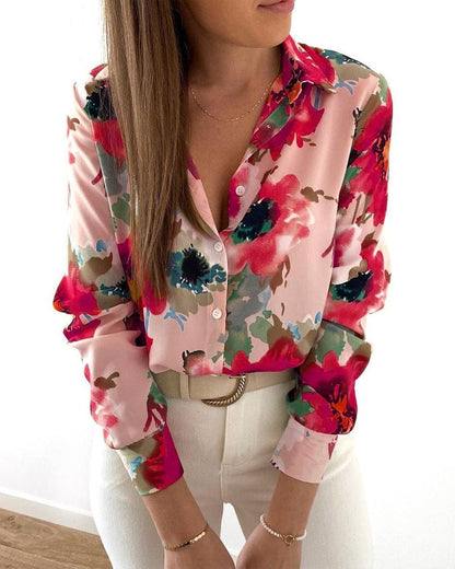 Blusa Floral Elegante Mujer - Vestiria