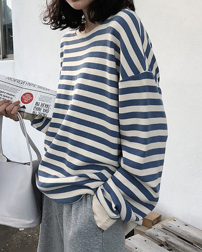 Blusa Rayas Clásica Mujer