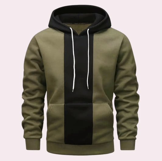 Sudadera Hombre Bicolor con Capucha Deportiva - Vestiria