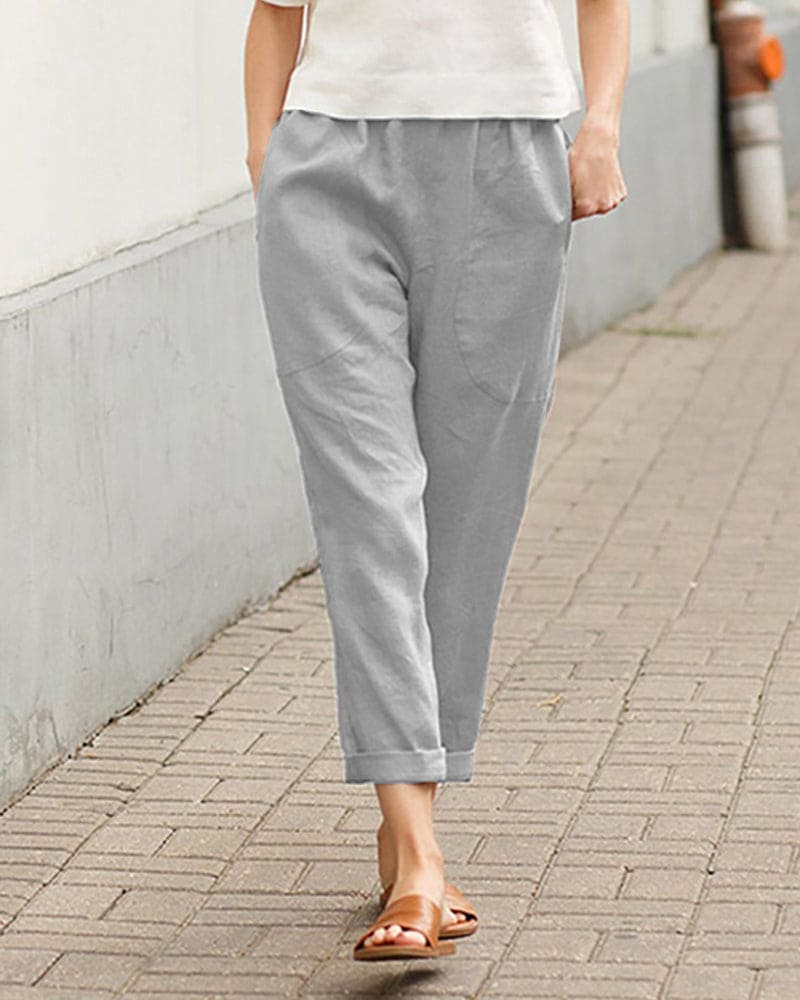 Pantalón Deportivo Con Bolsillos Amplios