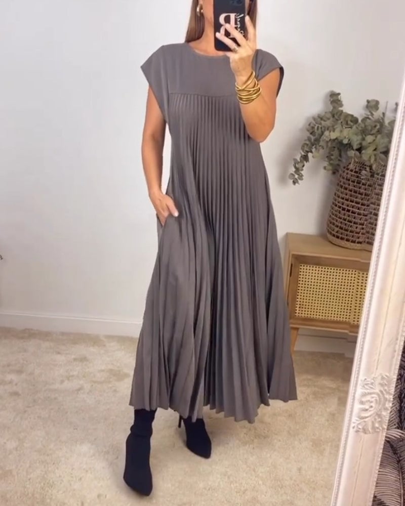 Vestido Sencillo Verano Manga Corta