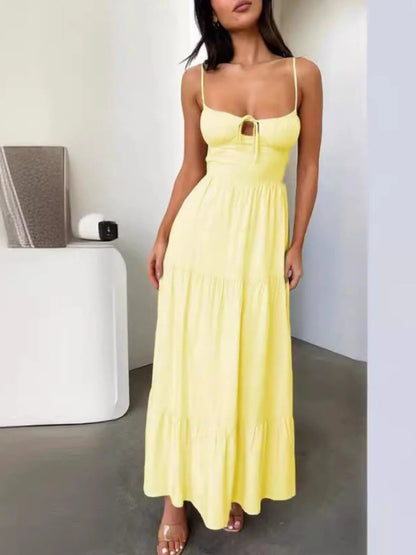 Vestido Encaje Elegante Maxi Floral