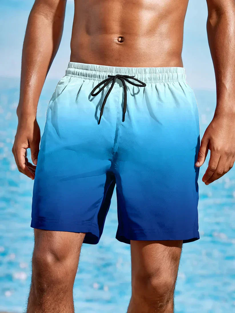 Pantalones cortos playa degradado colorido - Vestiria