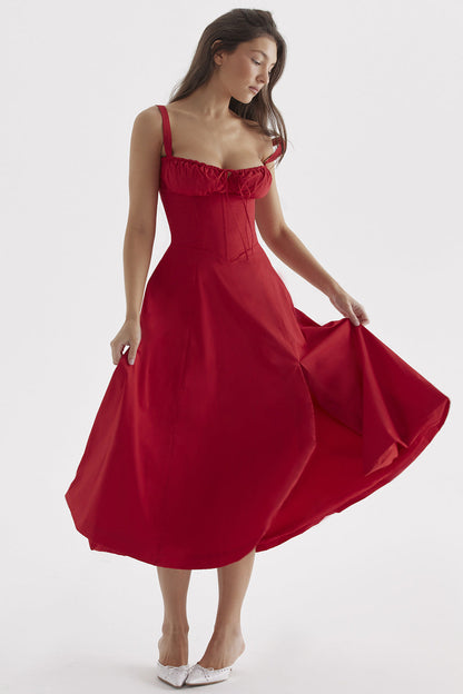 Vestido Floral Mujer Estampado Elegante
