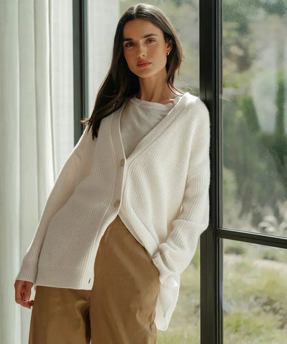 Cora - Cárdigan Elegante Cuello en V