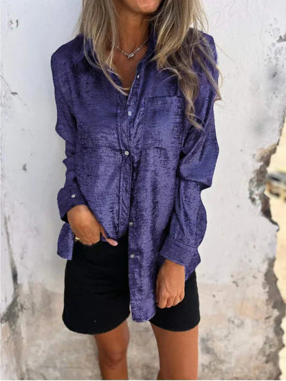 Camisa Ante Mujer Elegante