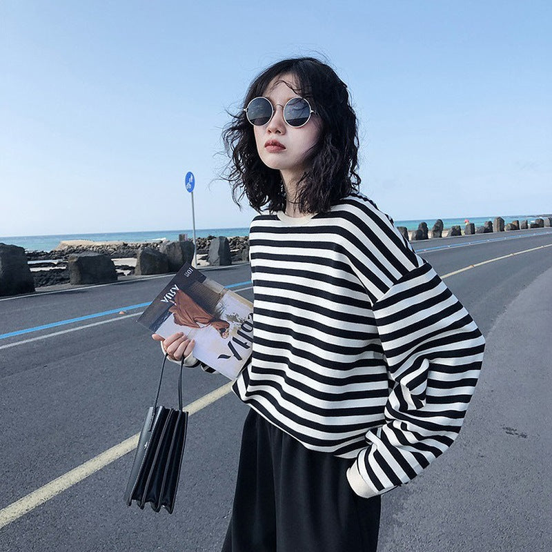 Blusa Rayas Clásica Mujer