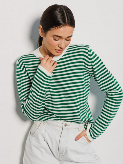 Sudadera Rayas Cálida Mujer