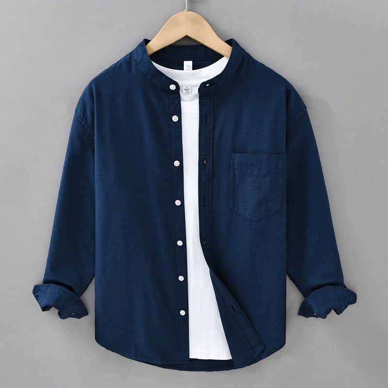 Camisa Hombre Algodón Suave Relajada