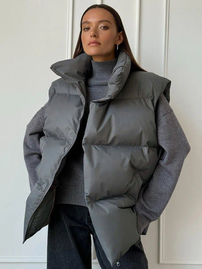 Chaquetón Mujer Colores Naturales