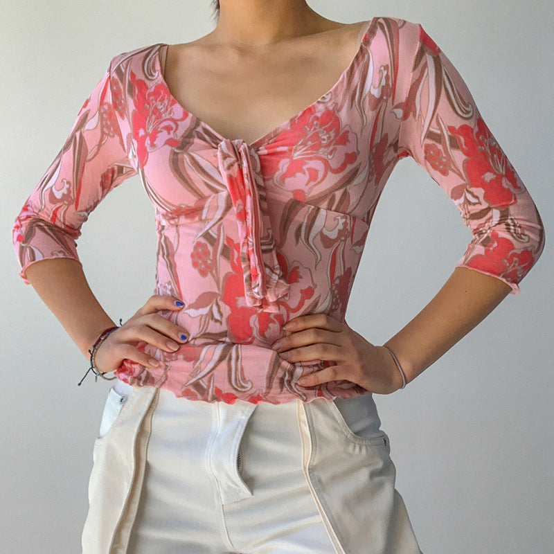 Blusa Ligera Estampada Verano - Vestiria