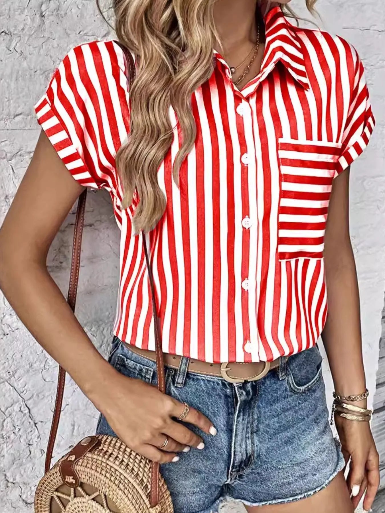 Camisa Rayas Clásica de Verano
