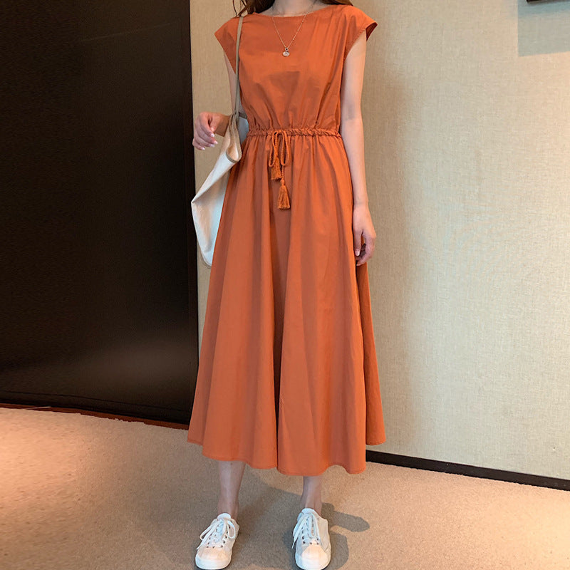 Vestido Midi Floral con Borlas Elegante