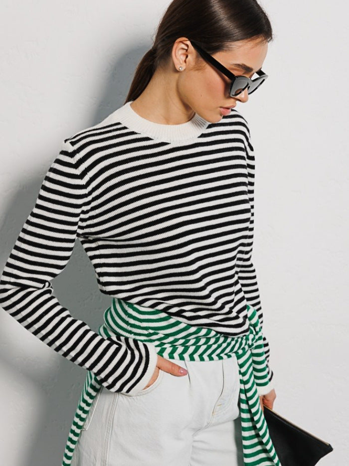 Sudadera Rayas Cálida Mujer