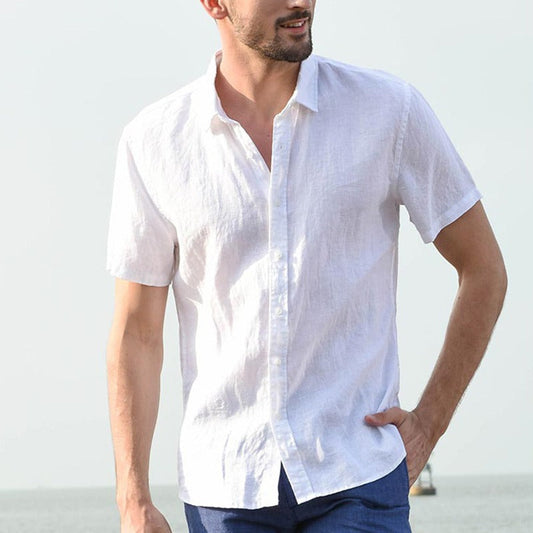 Camisa Hombre Lino Verano Ligera - Vestiria