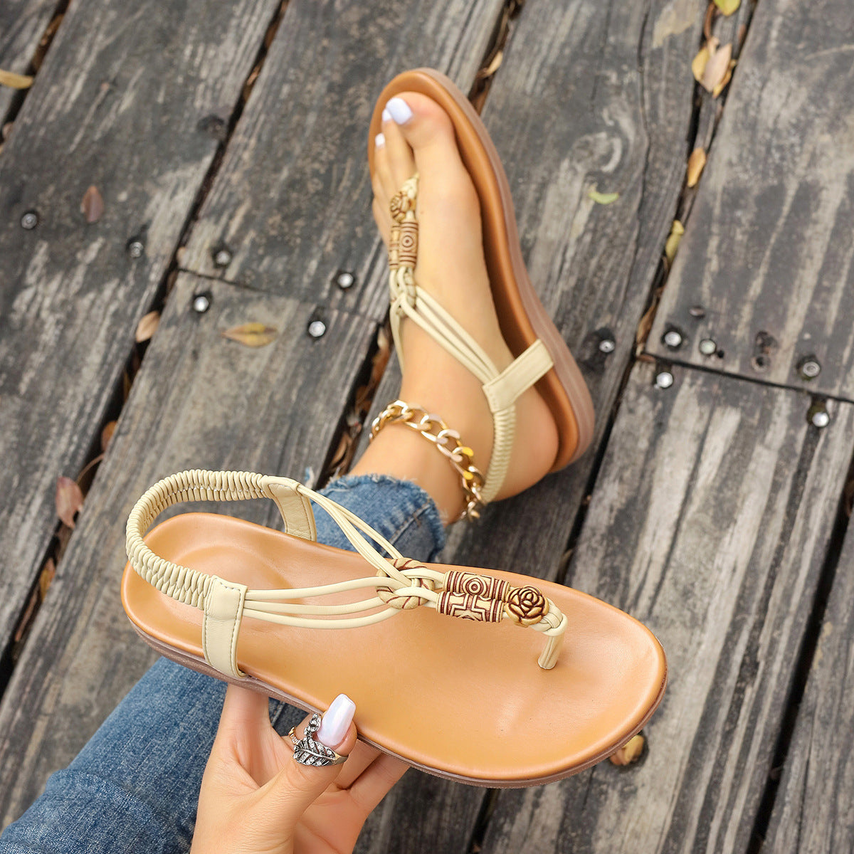 Sandalias Mujer Verano Elegantes Diseño Chic