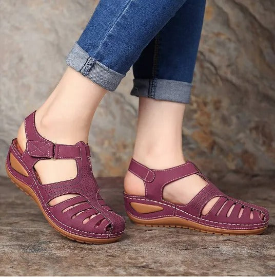 Sandalias Mujer Ergonómicas con Detalle Calado