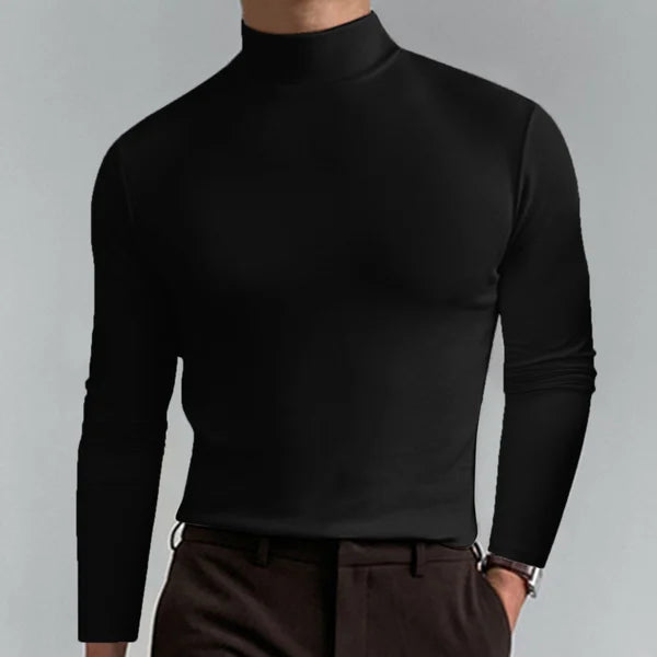 Camisa Manga Larga Cuello Alto Estilosa - Vestiria