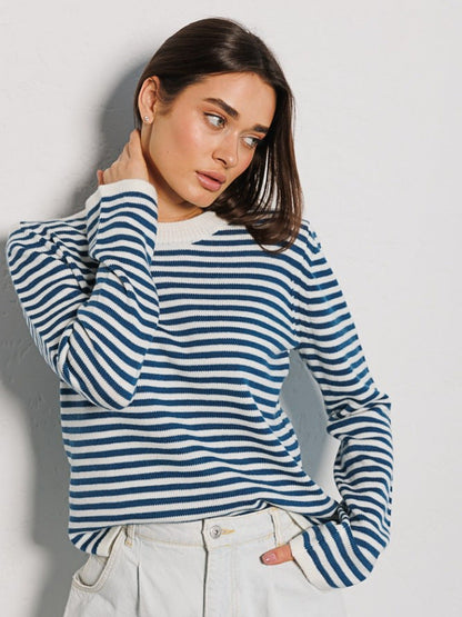 Sudadera Rayas Cálida Mujer