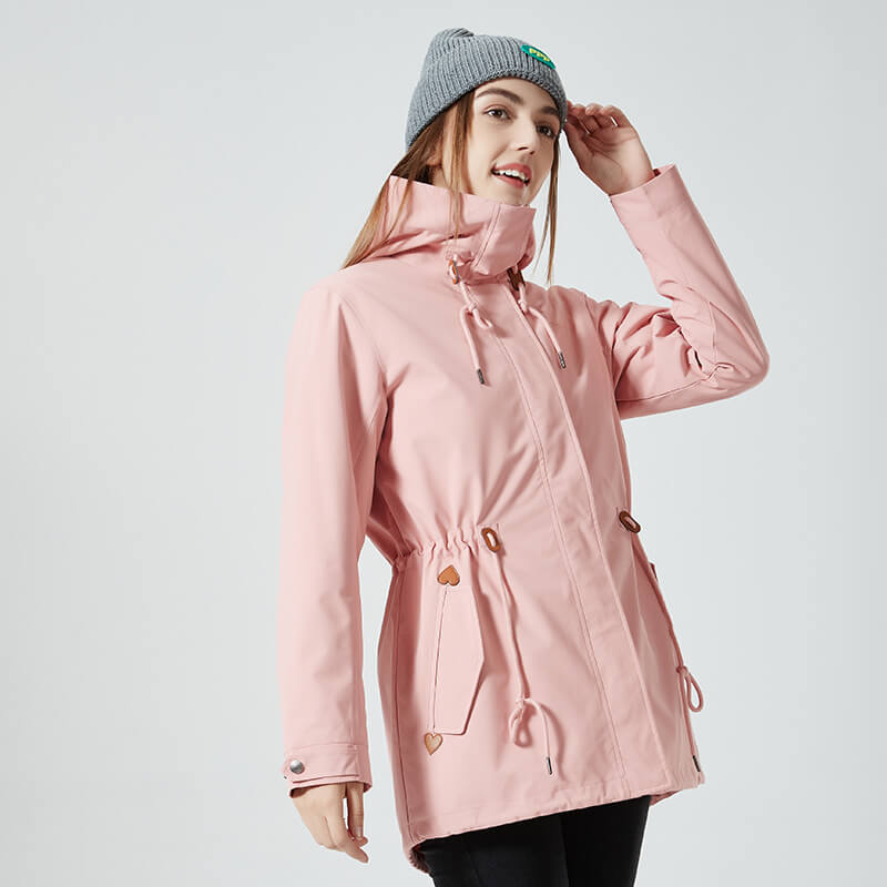 Chaqueta Deportiva con Capucha y Cremallera Adjustables