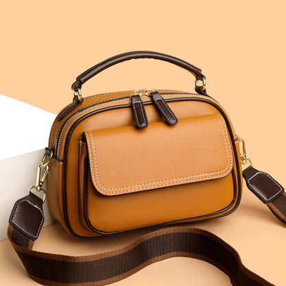 Bolso bandolera mujer cuero sintético elegante compacto