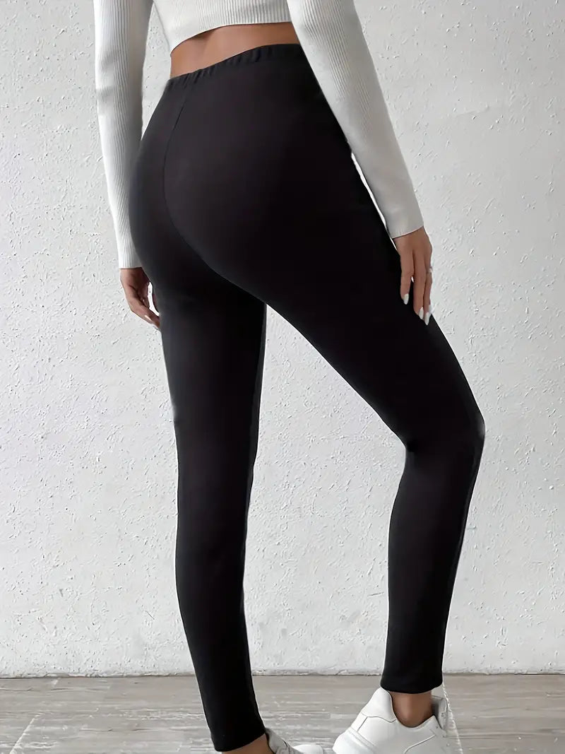 Leggings de Mujer Felpa Suave Cálidos