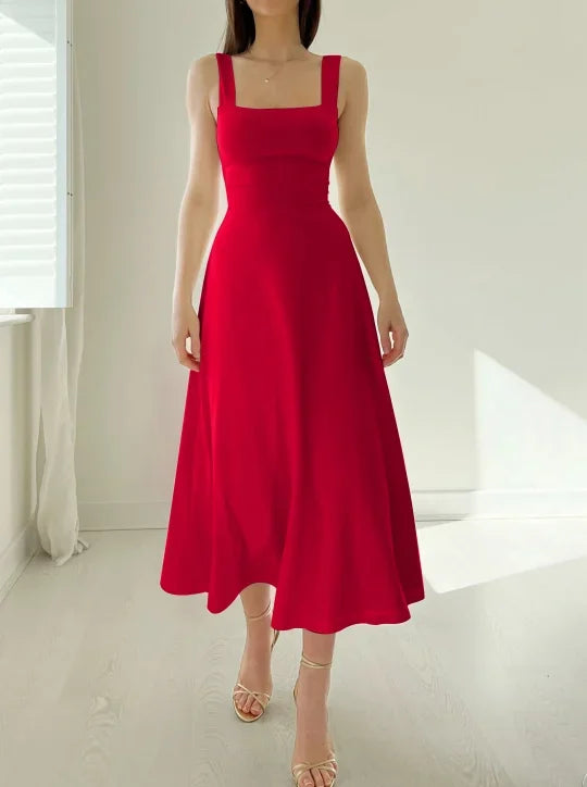 Vestido Midi Ecológico Reversible con Bolsillos