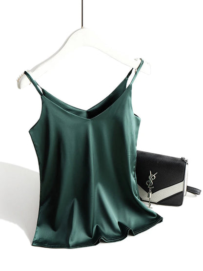 Conjunto Tops Satén Sedoso Mujer