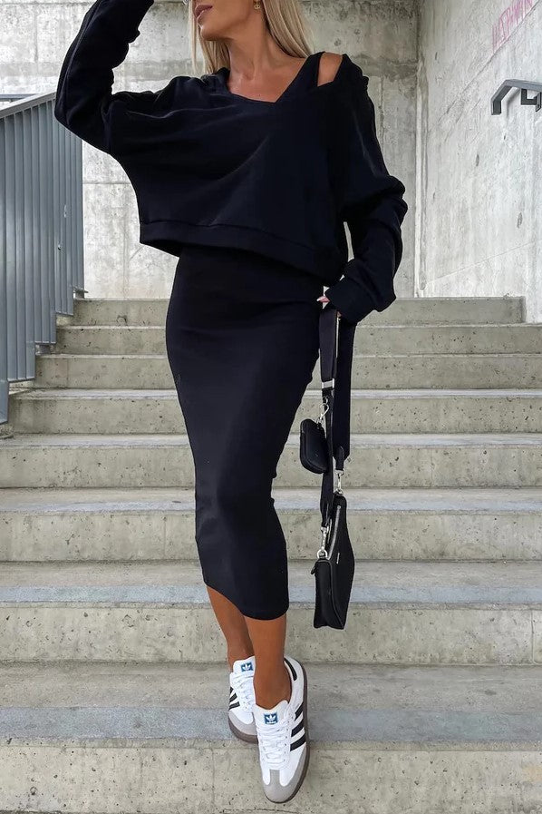 Blusa Cuello V Elegante Mujer