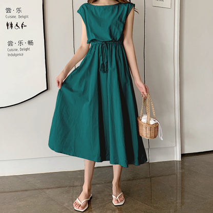 Vestido Midi Floral con Borlas Elegante