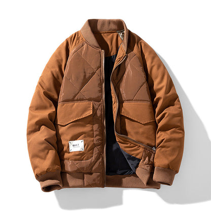 Chaqueta Hombre Acolchada Estilo Streetwear