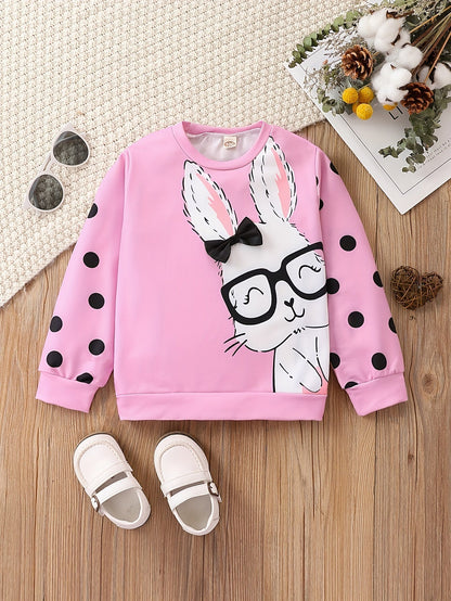 Sudadera Niña Conejito Divertida
