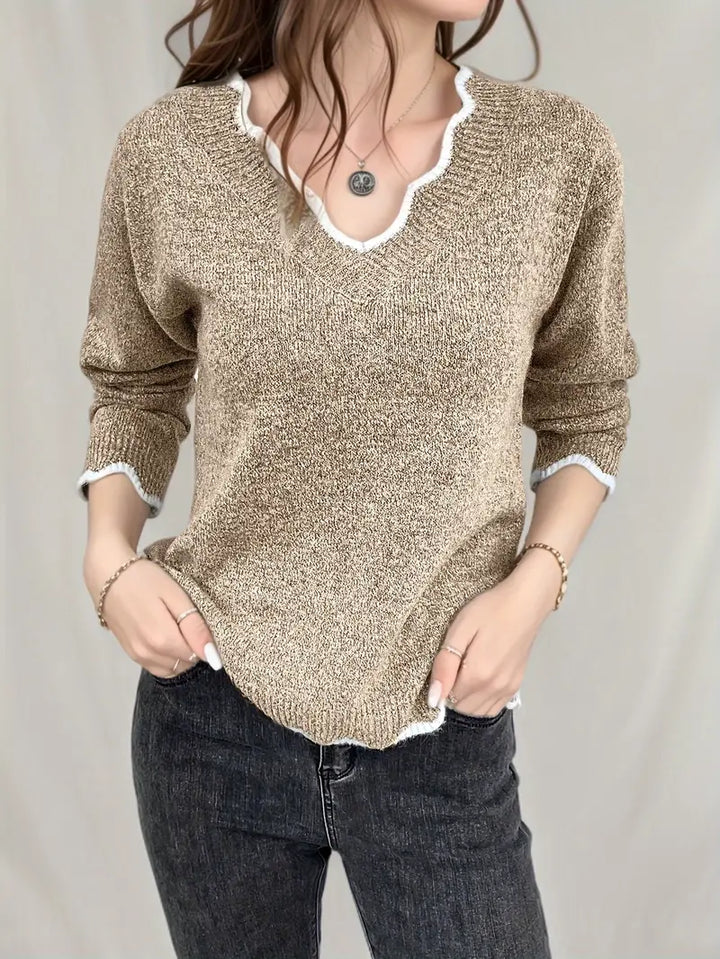 Jersey Cuello V Casual
