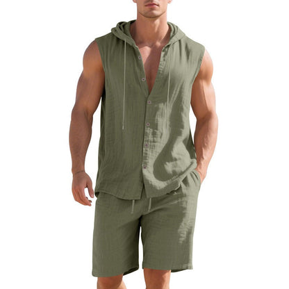 Chaleco Hombre Tejido Ligero Estilo Verano