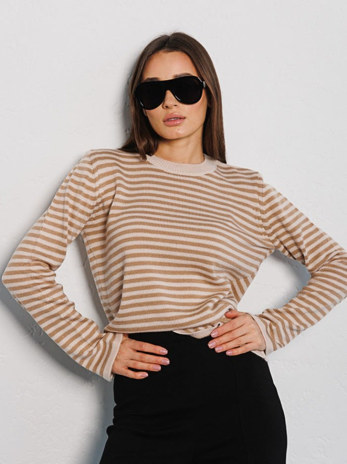 Sudadera Rayas Cálida Mujer