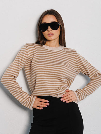 Sudadera Rayas Cálida Mujer
