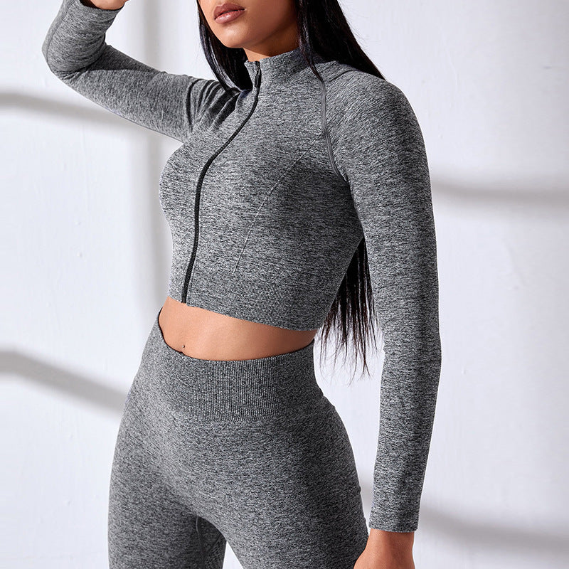 Conjunto deportivo mujer manga larga y pantalón ajustado