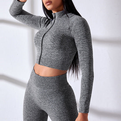 Conjunto deportivo mujer manga larga y pantalón ajustado
