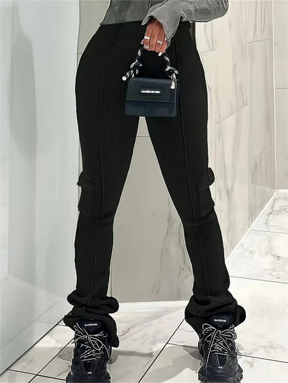 Pantalón Mujer Falda Ancha Vintage