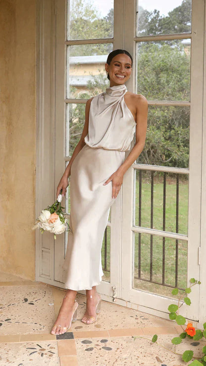 Vestido de Fiesta Largo Brillante - Vestiria