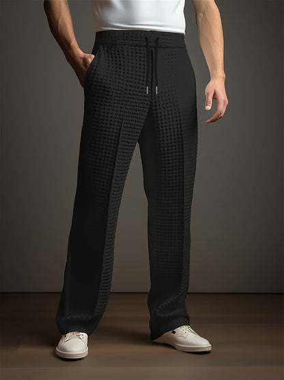 Pantalón cómodo hombre con textura elastizada